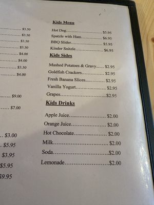 Menu photo 7 Europa Black Diamond, WA
