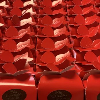 Edis Chocolates - red boxes with hearts on them - Desserts Near Me - Austin, Texas Edis Chocolates - red boxes with hearts on them - Desserts Near Me - Austin, Texas
