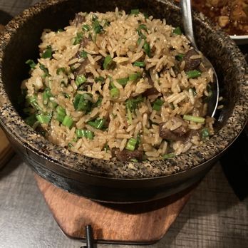 Uluh - Beef Rice in Stone Bowl - Tea Rooms Near Me - New York, New York Uluh - Beef Rice in Stone Bowl - Tea Rooms Near Me - New York, New York