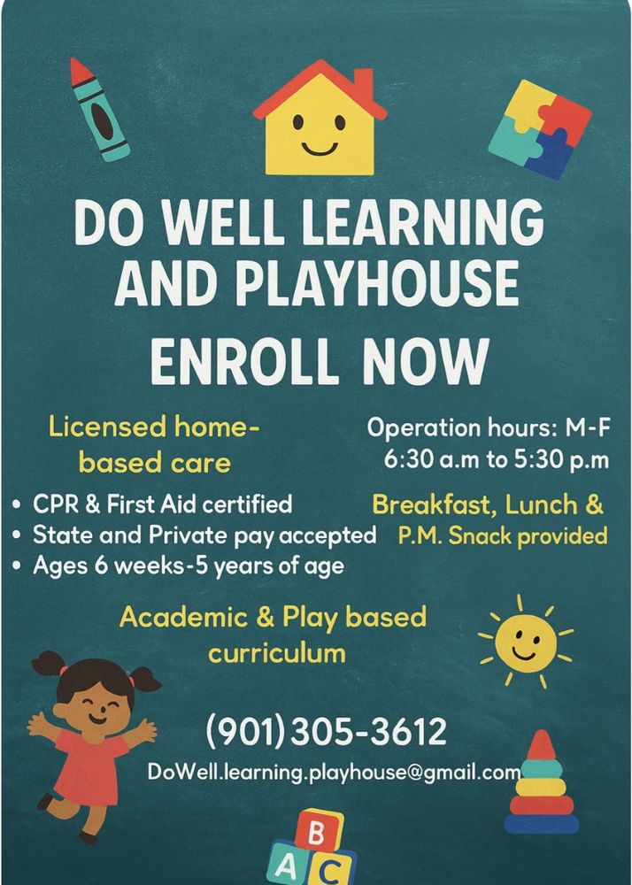 Do Well Learning and PlayHouse - childcare center in Memphis, TN