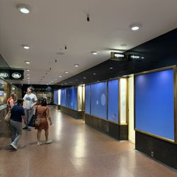 Restrooms downstairs