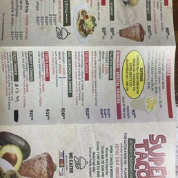 Menu - November 2023