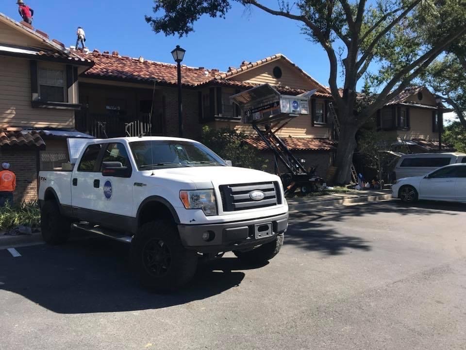 Slide of AMC Roofing