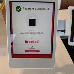 Sprinkles San Ramon - Order and payment kiosk