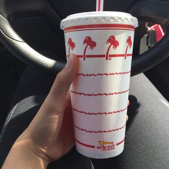 In-N-Out Burger - Got that drank in my cup - Fast Food Near Me - Riverside, California