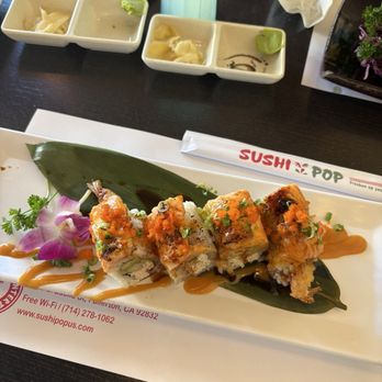 Sushi Pop - Baked salmon roll - Japanese Near Me - Fullerton, California