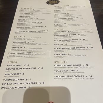 Cast Iron - menu - Southern Near Me - Fort Worth, Texas