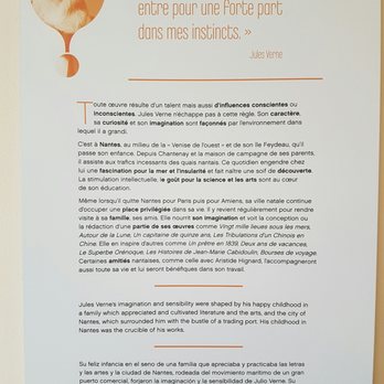 Musée Jules Vernes - Compare French text to English version - Museums Near Me - Nantes, 44