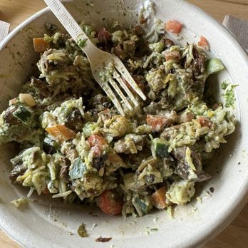 CAVA - Grains bowl, with harrissa chicken. - Mediterranean Near Me - Los Angeles, California CAVA - Grains bowl, with harrissa chicken. - Mediterranean Near Me - Los Angeles, California