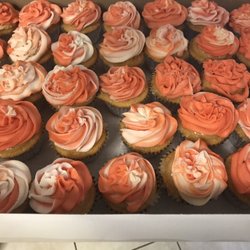 Orange cream cupcakes.