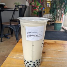 Peach Oolong Milk Tea