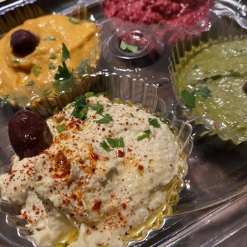 Cafe Turko - Rainbow Hummus Plate. - Halal Near Me - Seattle, Washington Cafe Turko - Rainbow Hummus Plate. - Halal Near Me - Seattle, Washington