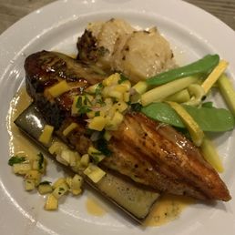 Grilled Salmon on Cedar Plank