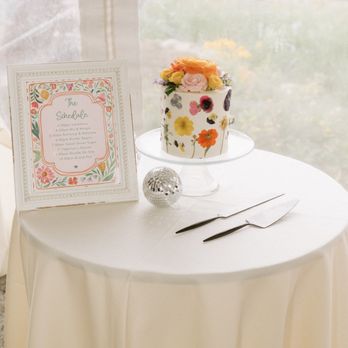 Cake Me Away - Pressed wildflower cake. Photo Credit: 821 Film Co - Bakeries Near Me - Gunnison, Colorado