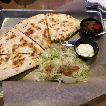 Buffalo Wild Wings - Quesadillas- missing salsa fresh jalapeños requested and even a knife. It's sprinkled with 3 to 5 tomato bits - Chicken Wings Near Me - Battle Creek, Michigan Buffalo Wild Wings - Quesadillas- missing salsa fresh jalapeños requested and even a knife. It's sprinkled with 3 to 5 tomato bits - Chicken Wings Near Me - Battle Creek, Michigan