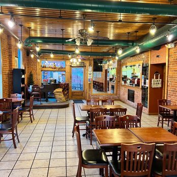 Dead Poet's Espresso - empty tables and chairs - Cafes Near Me - Moline, Illinois