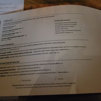 Kojo - Menu - Japanese Near Me - Sarasota, Florida