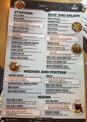 Menu photo 1 Wingporium Etobicoke, ON Menu photo 1 Wingporium Etobicoke, ON