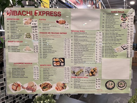 Menu photo 2 Hibachi Express Newport News, VA