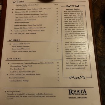 Reata - Reata before the rodeo - New American Near Me - Fort Worth, Texas Reata - Reata before the rodeo - New American Near Me - Fort Worth, Texas