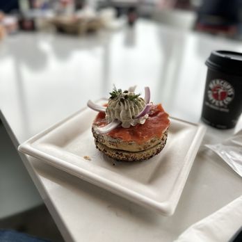Mercurys Coffee - Salmon Bagel 4/5 solid - Coffee & Tea Near Me - Bellevue, Washington
