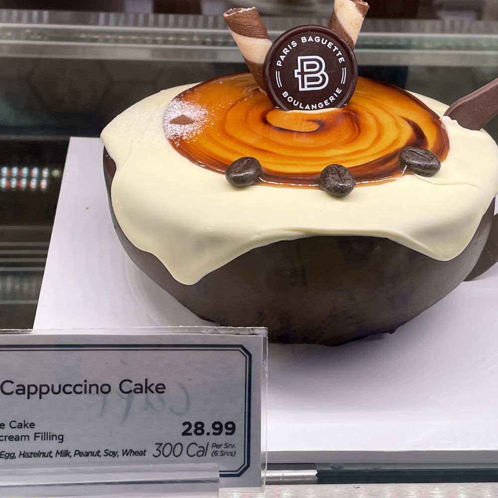Paris Baguette - Coffee cup shaped cake! We were not looking for a cake but this was so cute I took a picture! - Cafes Near Me - Chula Vista, California Paris Baguette - Coffee cup shaped cake! We were not looking for a cake but this was so cute I took a picture! - Cafes Near Me - Chula Vista, California