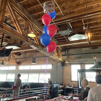 Downtown Social - The bar area they reserved for us. - Bowling Near Me - New Braunfels, Texas Downtown Social - The bar area they reserved for us. - Bowling Near Me - New Braunfels, Texas