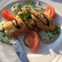 Rheinhotel Lamm - Vegetarian pancake roll