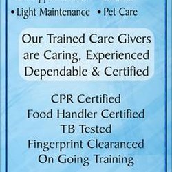 Alternate Solutions Care Giver Specialist, LLC - Backside of the rack card we advertise with.