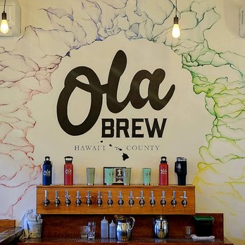 Ola Brew - The hub. Look at all those taps! - Breweries Near Me - Kailua-kona, Hawaii