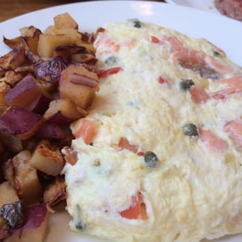 Meli Cafe - Egg white Salmon Omelette - Breakfast & Brunch Near Me - Chicago, Illinois