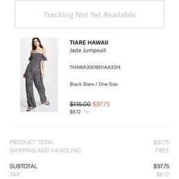 Purchased the Jumpsuit online while standing in front of it in the store. It's that easy to loose a customer due to pore customer service! Purchased the Jumpsuit online while standing in front of it in the store. It's that easy to loose a customer due to pore customer service!