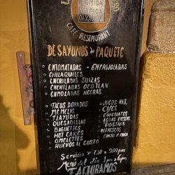 La Casa del Tío Güero - Outside menu