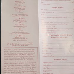 Churros Cafe - Menu 5/24