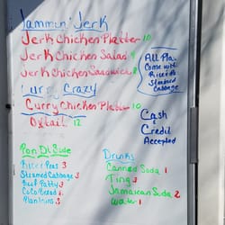 Reggae Vibes - Menu for March 16, 2016