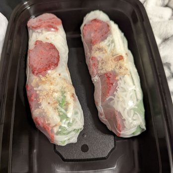 Hap Restaurant - Grill Pork Meatball Salad Rolls GF - Vietnamese Near Me - Vancouver, Washington