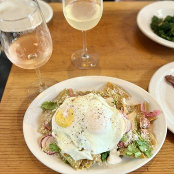 Superba Food + Bread Venice - CHILAQUILES (with over-medium egg) - New American Near Me - Venice, California Superba Food + Bread Venice - CHILAQUILES (with over-medium egg) - New American Near Me - Venice, California