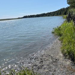 Cunningham Park - Fishing access at high tide