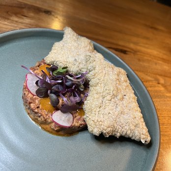 Redbird - GRASS FED BEEF TARTARE - New American Near Me - Los Angeles, California