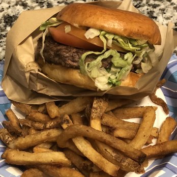 Clark Burger - The Original Burger and some of the Small Fresh Cut Fries - Burgers Near Me - Baltimore, Maryland