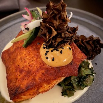 Raya - Achiote Salmon - Seafood Near Me - Dana Point, California Raya - Achiote Salmon - Seafood Near Me - Dana Point, California