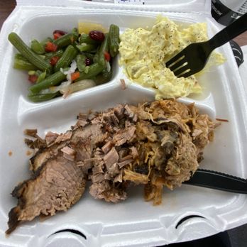 Lowe’s West Texas BBQ - Brisket, pulled pork, deviled egg potato salad & three bean salad. - Barbeque Near Me - Colorado City, Texas Lowe’s West Texas BBQ - Brisket, pulled pork, deviled egg potato salad & three bean salad. - Barbeque Near Me - Colorado City, Texas