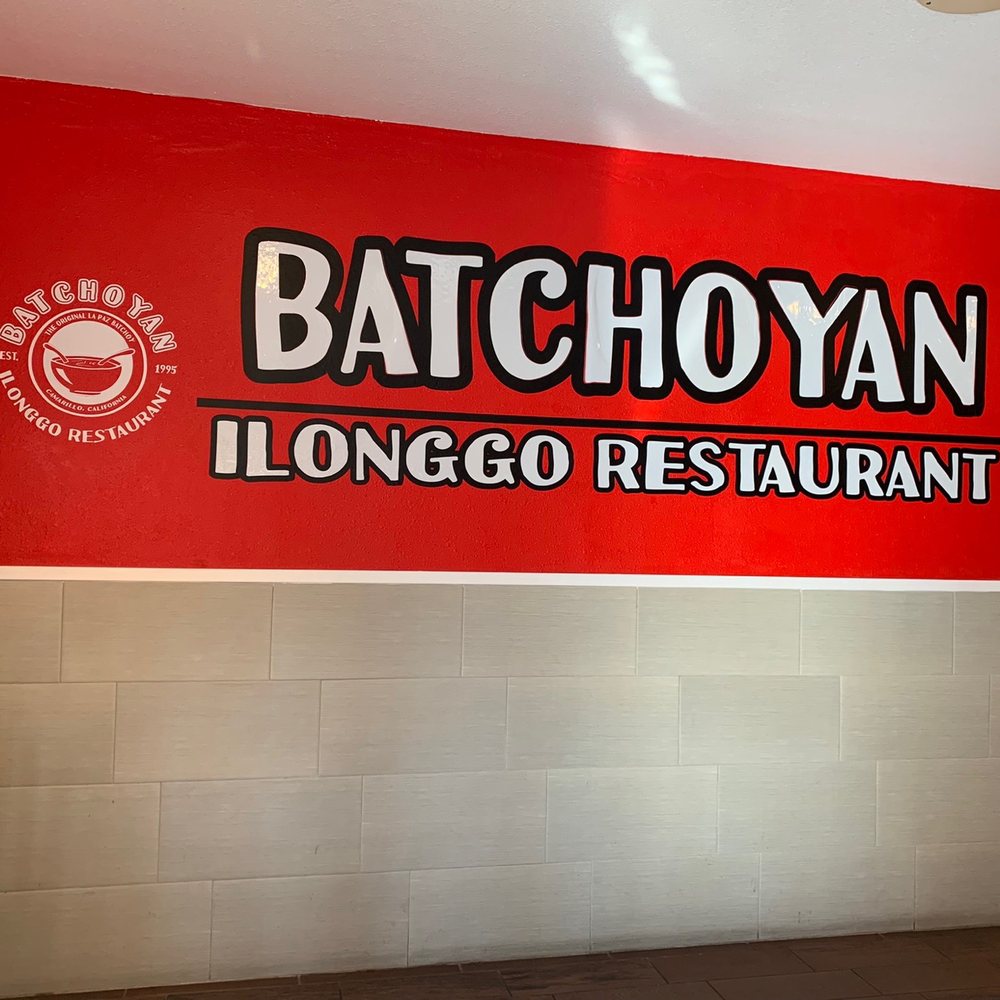 Batchoyan Ilonggo Restaurant - Beautiful and bold logo for the business; red background BATCHOYAN, Ilonggo Restaurant. Featured in the back of the restaurant. - Filipino Near Me - Camarillo, California Batchoyan Ilonggo Restaurant - Beautiful and bold logo for the business; red background BATCHOYAN, Ilonggo Restaurant. Featured in the back of the restaurant. - Filipino Near Me - Camarillo, California