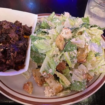 Bub City - Caesar salad with brisket. Delicious creamy dressing and croutons were just right, brisket was tender. - Bars Near Me - Rosemont, Illinois Bub City - Caesar salad with brisket. Delicious creamy dressing and croutons were just right, brisket was tender. - Bars Near Me - Rosemont, Illinois