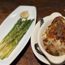 Aloha Steak House - Asparagus and twice baked potato