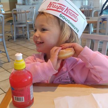 Krispy Kreme - About to take my first bite! - Donuts Near Me - Layton, Utah Krispy Kreme - About to take my first bite! - Donuts Near Me - Layton, Utah
