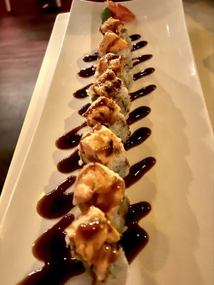 Fat Salmon Sushi by null