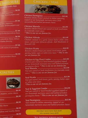 Menu photo 4 Pasta Villa Columbus, OH Menu photo 4 Pasta Villa Columbus, OH