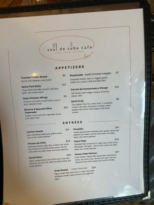 Menu photo 5 Soul de Cuba Cafe Tampa Bay, FL