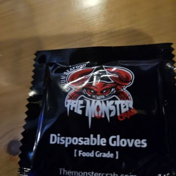 The Monster Crab - Take note as there are two gloves in that tiny package. Gloves to consume your boil. - Cajun/Creole Near Me - Bayside, New York The Monster Crab - Take note as there are two gloves in that tiny package. Gloves to consume your boil. - Cajun/Creole Near Me - Bayside, New York